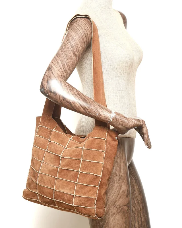 Chanel Patchwork Tote Bag in Suede from A Retro Tale, photo 10 of 10