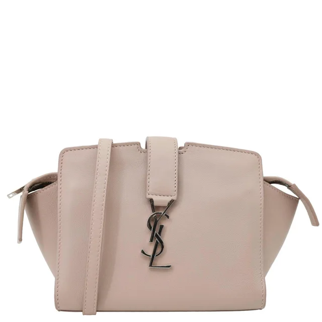 Saint Laurent Monogram Cabas Toy Calfskin Leather Crossbody Bag Pink in Pink Calfskin from Dallas Designer Handbags