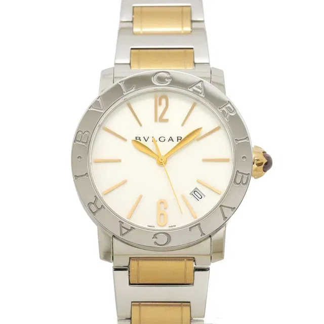 Bvlgari BVLGARIBVLGARI BBL37S Combination White Dial 750 Pink Gold 90334947 in White from Luxury Promise