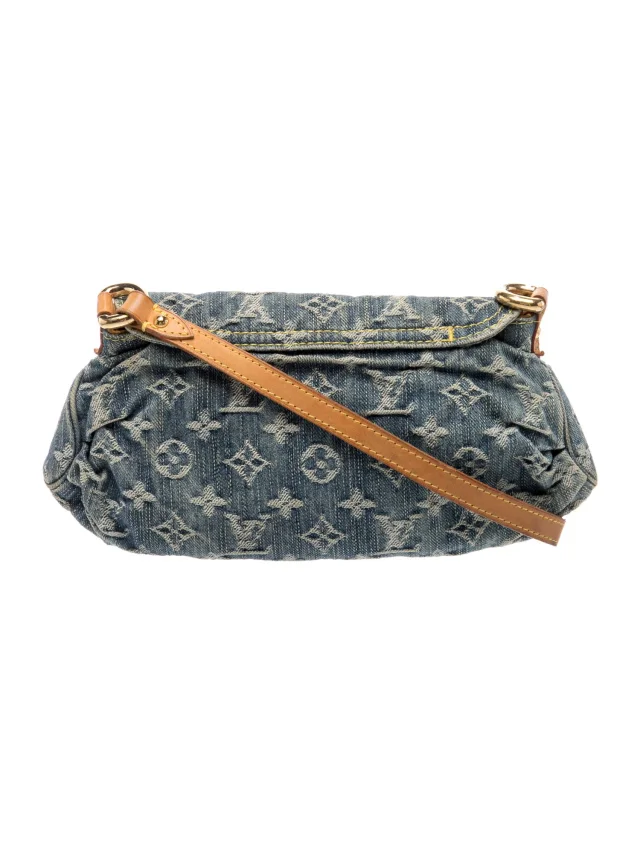 Louis Vuitton Monogram Pleaty Mini Vintage in blue Denim from The RealReal, photo 4 of 6
