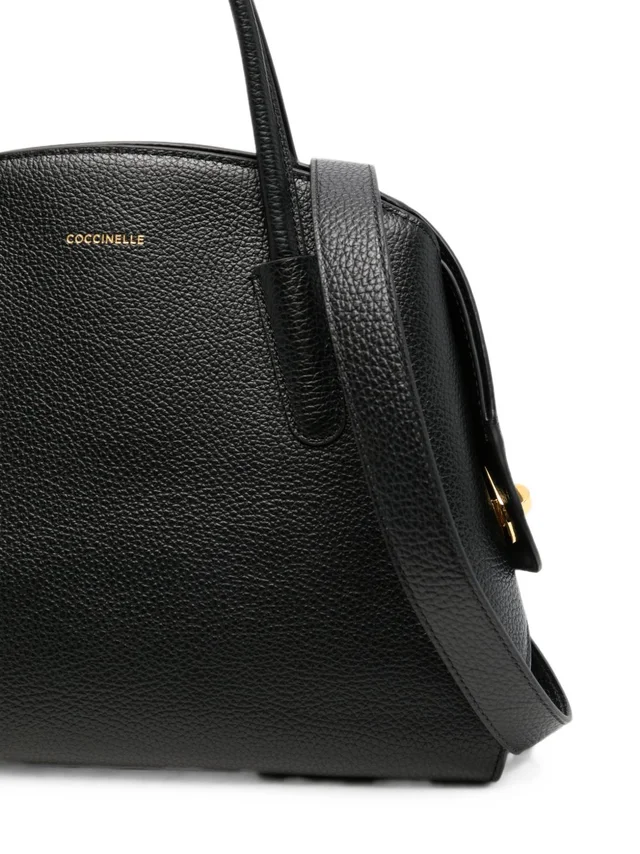 Coccinelle Tylde grained leather tote bag, photo 5 of 5 from SENSER