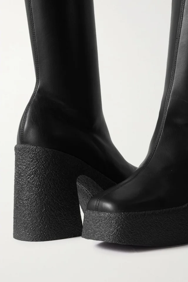 Stella McCartney Skyla Platform Over-the-Knee Boots in Black, photo 4 of 4 from THE OUTNET