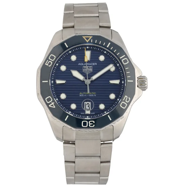 TAG Heuer Aquaracer WBP201B 43mm Stainless Steel Watch from H&T
