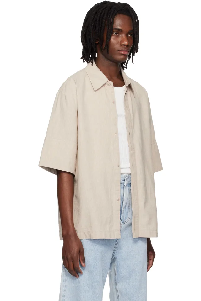 Entire Studios Beige Ojai Shirt, photo 2 of 4 from SSENSE