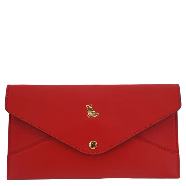 Louis Vuitton Chinese New Year Dog Envelope Leather Pouch Red in Red Leather from Dallas Designer Handbags