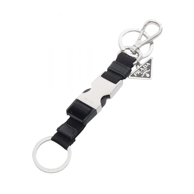 Prada Key Holder Nylon in Nylon from The Reluxe