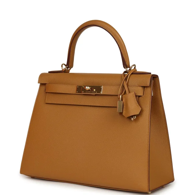 Hermès Kelly Sellier 28 Sesame Epsom Gold Hardware in Epsom leather from Madison Avenue Couture, photo 5 of 9