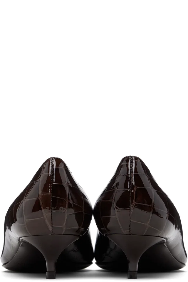 Jimmy Choo Brown Amelia Heels, photo 2 of 5 from SSENSE