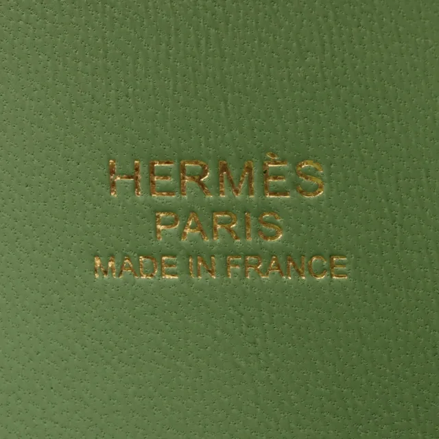 Hermès 2020 Bolide 27 Vert Criquet in Green Epsom leather from VINTAGE QOO TOKYO, photo 7 of 12