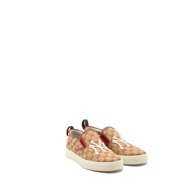Gucci size 42 GG slip-on sneaker canvas multicolour in Canvas from EMIER