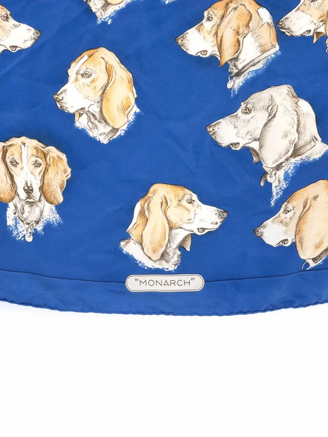 Hermès Monarch Silk Scarf in Silk from Arcade Vintage, photo 2 of 2
