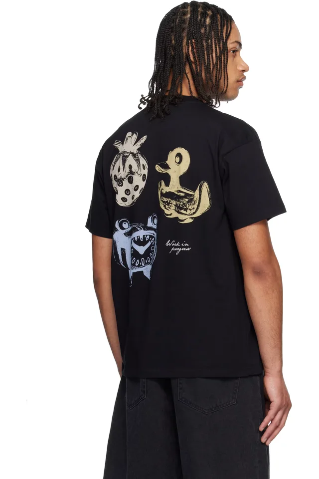 Carhartt Work In Progress Black Forma T-shirt, photo 3 of 4 from SSENSE