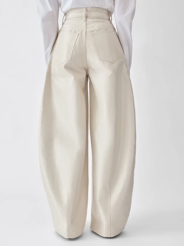 Jacquemus The De-Nîmes Ovalo Denim Pants, photo 3 of 5 from SENSER