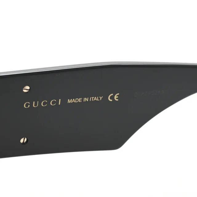 Gucci Acetate Square Frame Sunglasses GG0956S Black in Black from FASHIONPHILE, photo 5 of 10