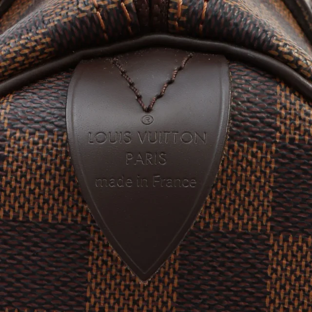 Louis Vuitton 2014年製 キャンバスダミエスピーディ25 ブラウン from VINTAGE QOO TOKYO, photo 5 of 7
