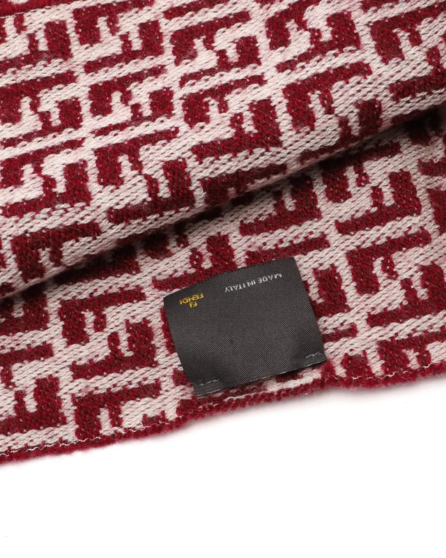 Fendi Zucca Wool Scarf in Wool from A Retro Tale, photo 3 of 3