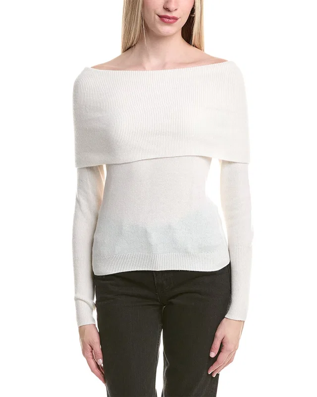 Autumn Cashmere Angelina Cashmere-Blend Sweater, image 1 of 1 from Gilt
