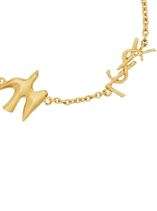 Saint Laurent Charm Chain Bracelet — Gold Brass Bracelets in Gold from HEWI, photo 2 of 2