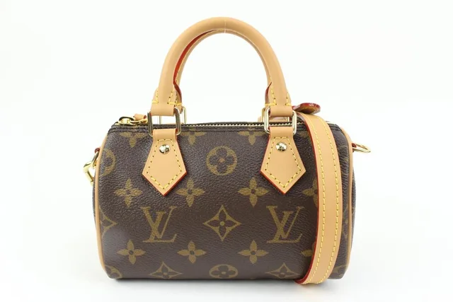 Louis Vuitton Monogram Nano Speedy Bandouliere in Canvas from Bagriculture