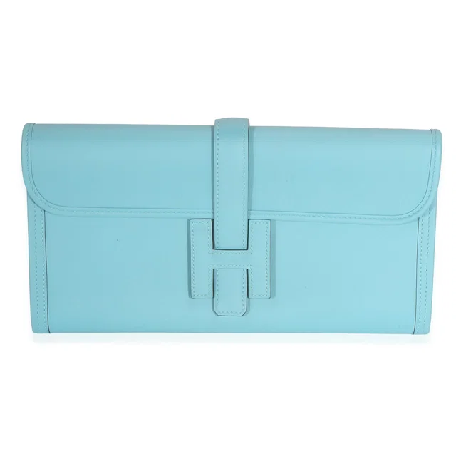 Hermès Bleu Saint Cyr Swift Jige Elan 29 in Blue Swift leather from myGemma
