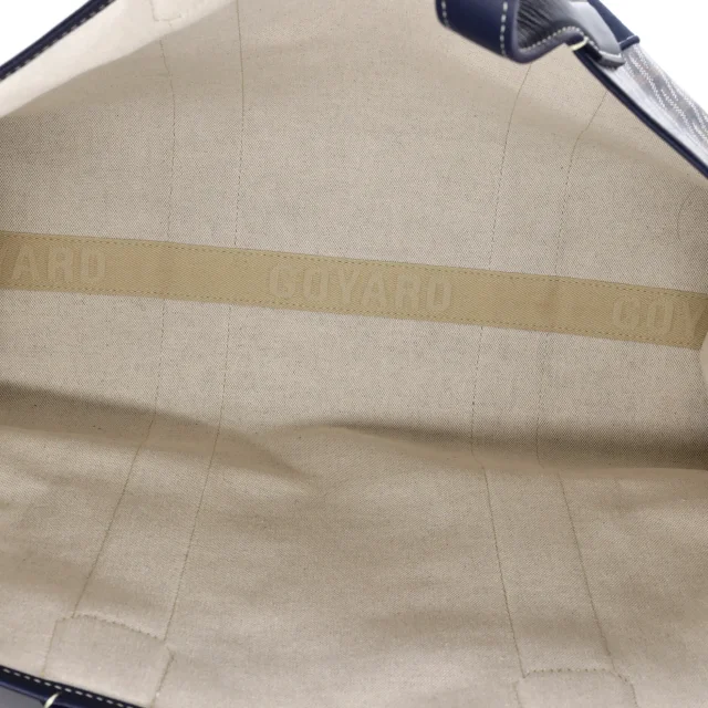 Goyard Villette Tote Printed Coated Canvas MM in blue Coated canvas from Rebag, photo 5 of 6