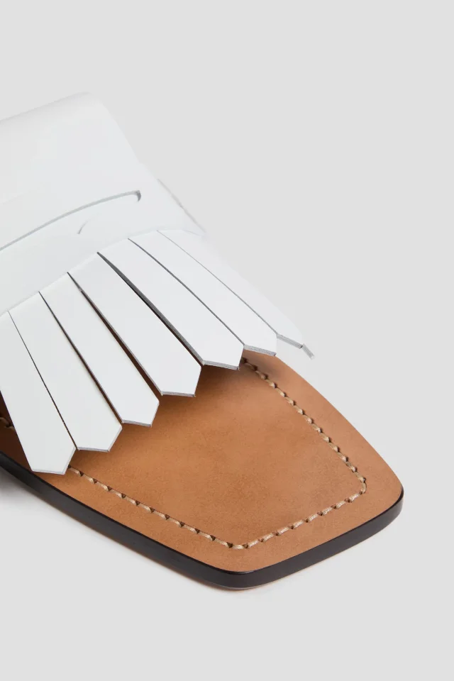 Marni Fringed Leather Sandals, photo 4 of 4 from THE OUTNET