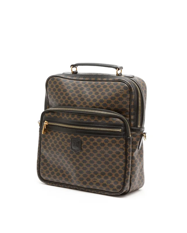 Celine Macadam Satchel Messenger Bag in Canvas from A Retro Tale, photo 2 of 8