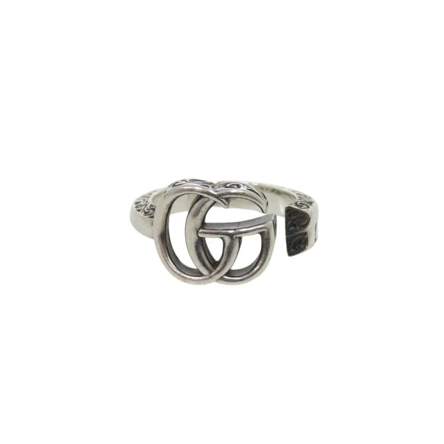 Gucci Arabesque Double G 925 Sterling Silver Ring in Silver from The Reluxe