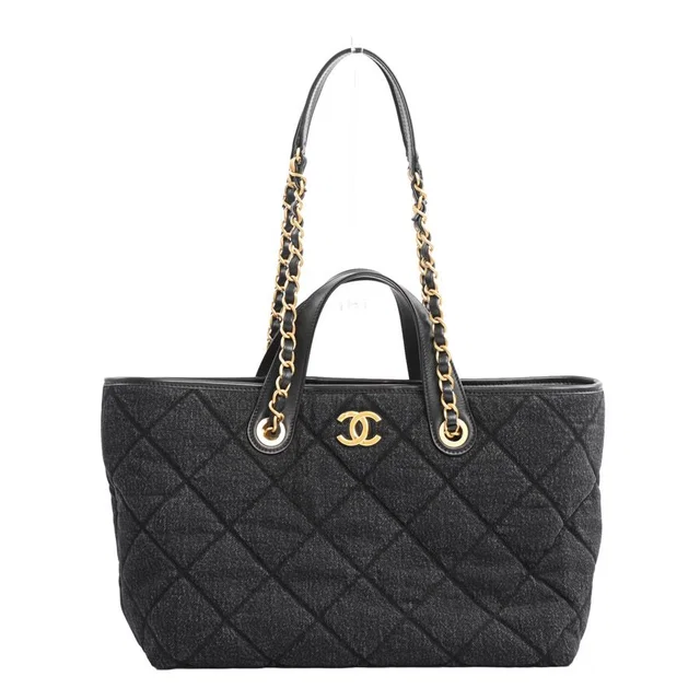 Chanel Tote Bag Deauville Cabas in Denim from The Reluxe