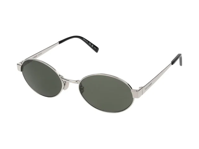 Saint Laurent Sl Sunglasses — Silver Metal in Silver from HEWI