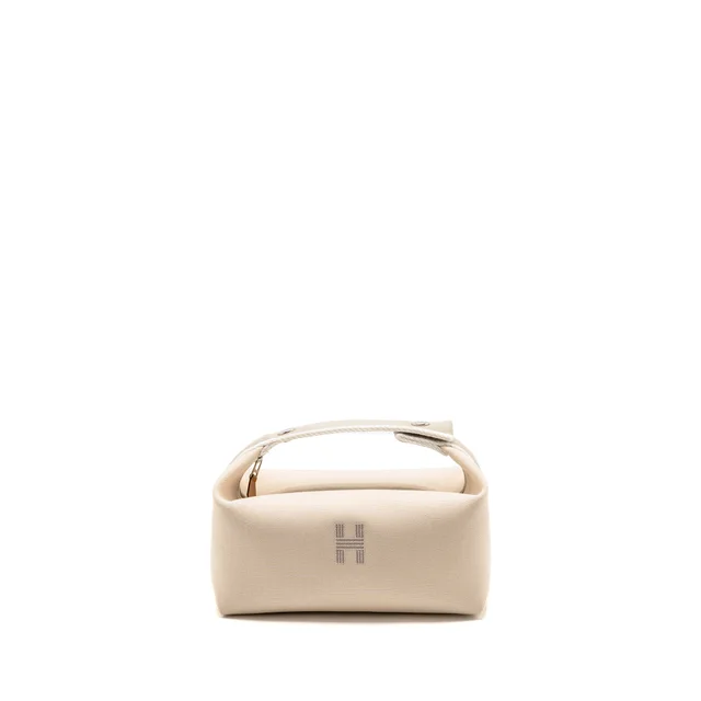 Hermès Trousse De Toilette Bride A Brac PM Natural SHW in Beige Canvas from EMIER