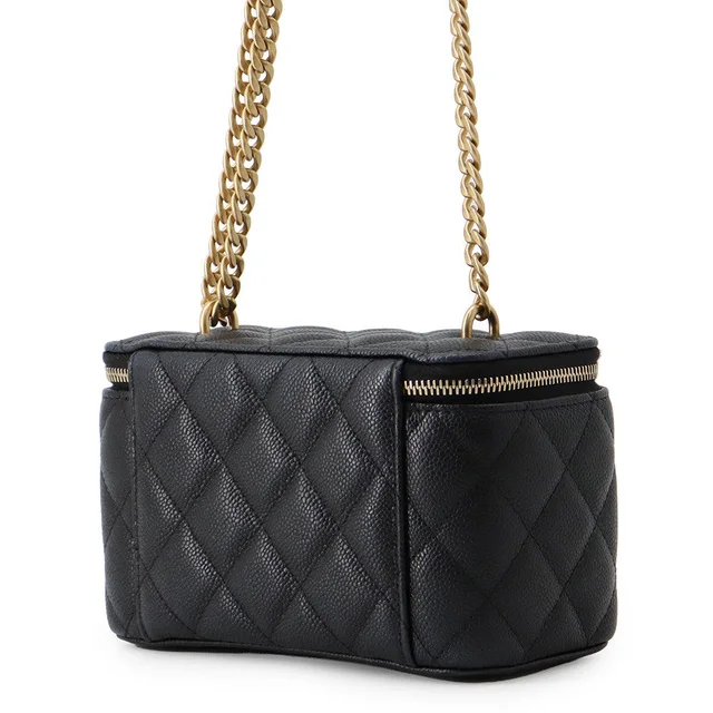 Chanel Matelasse Vanity ChainShoulder Bag BlackAP3204-B10260-94305 Caviar Leather in Caviar leather from GALLERY RARE, photo 2 of 2