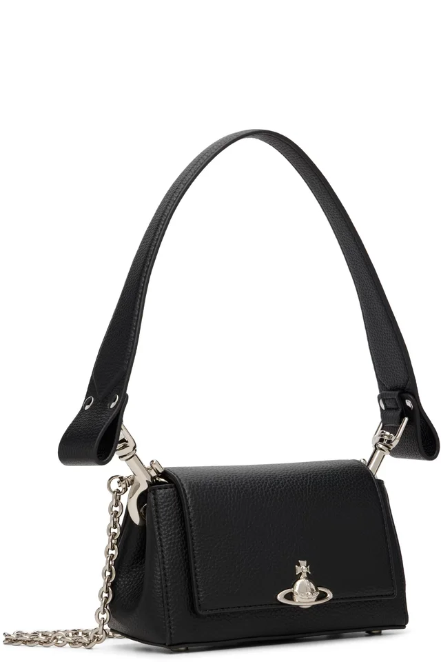 Vivienne Westwood Black Hazel Small Bag, photo 2 of 4 from SSENSE
