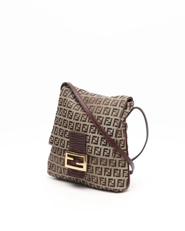 Fendi Zucchino Crossbody Bag in Canvas from A Retro Tale, photo 2 of 12
