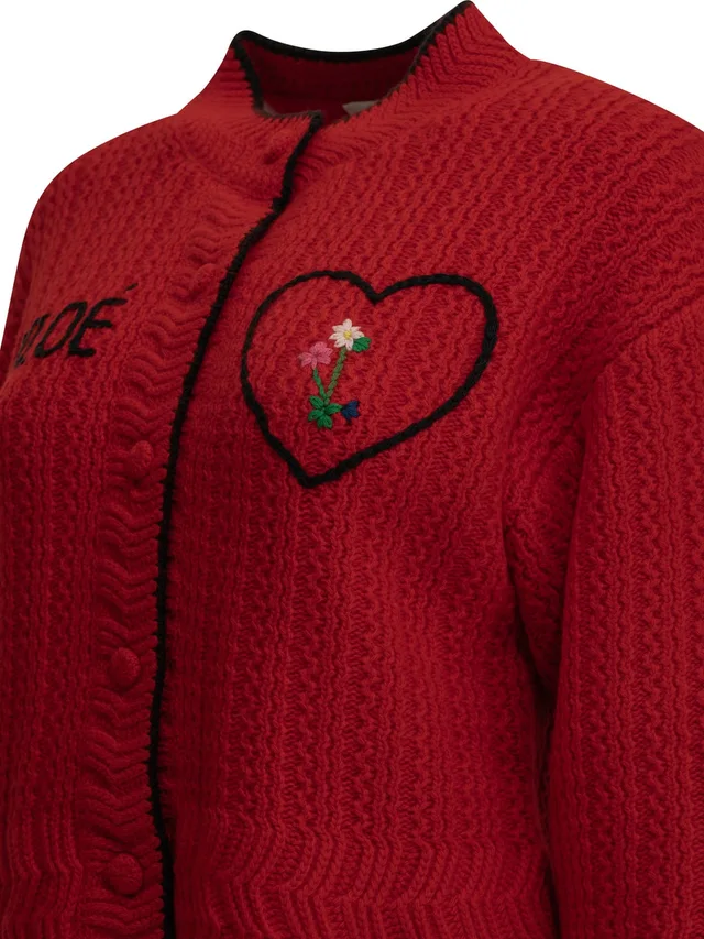 Chloé Heart Logo Knitted Cardigan, photo 4 of 4 from SENSER