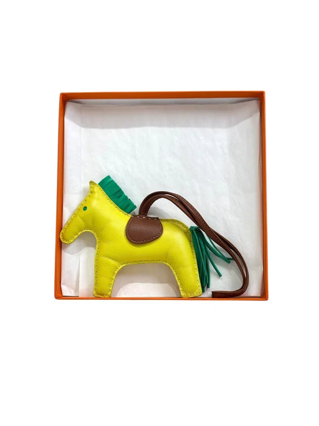 21. Hermes Rodeo MM Lime/Brown/Green in Brown from Luxury Promise