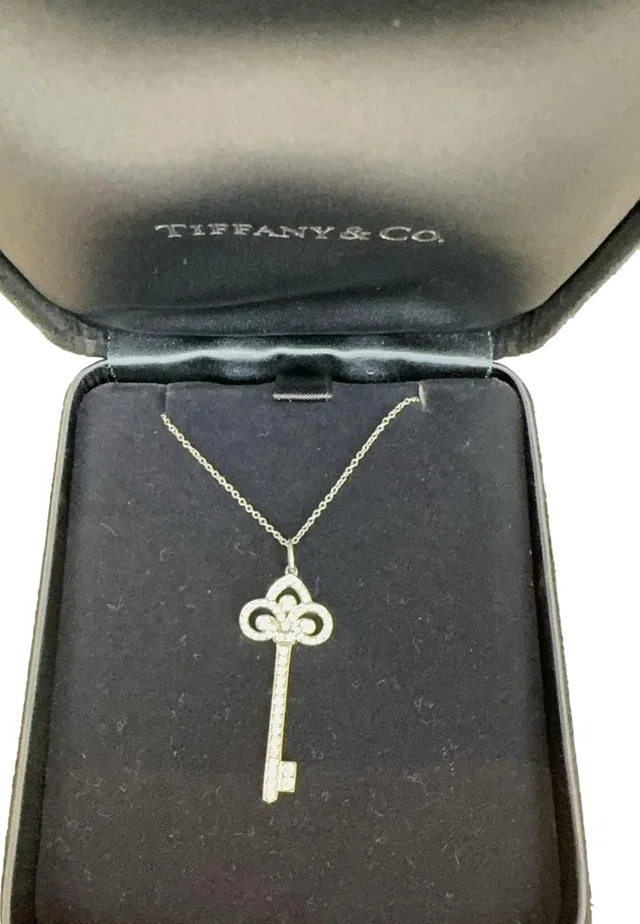 Tiffany & Co. Fleur De Lis Diamond Necklace from Luxury Promise