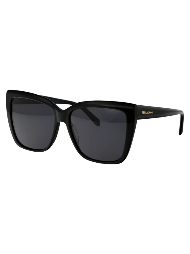 Ferragamo Sf1102s Sunglasses — Black Acetate in Black from HEWI, photo 2 of 2