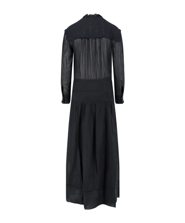 Isabel Marant Étoile Embroidered Ruffle Dress, photo 2 of 3 from SENSER