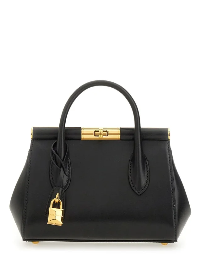 Dolce & Gabbana Top Handle Bag — Black Calf in Black Calfskin from HEWI, photo 2 of 2