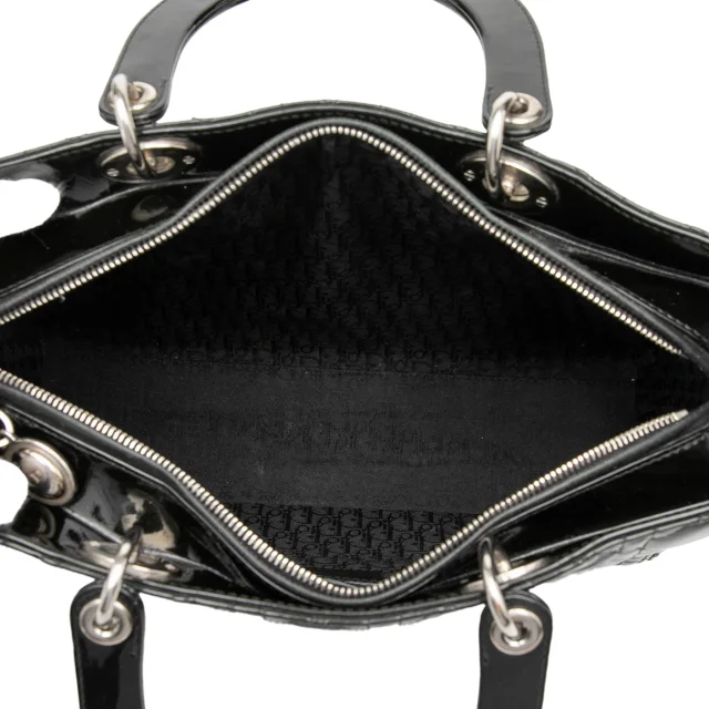 Dior Large Patent Cannage Lady in Patent leather from HEWI, photo 4 of 5