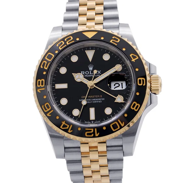 Rolex GMT Master II W40mm Stainless Steel K18YG Black Dial126713GRNR in Black from GALLERY RARE
