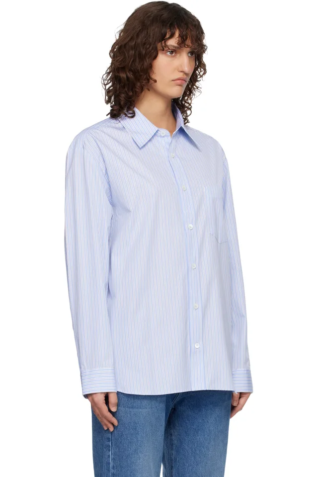 A.P.C. Blue Malaury Shirt, photo 2 of 2 from SSENSE
