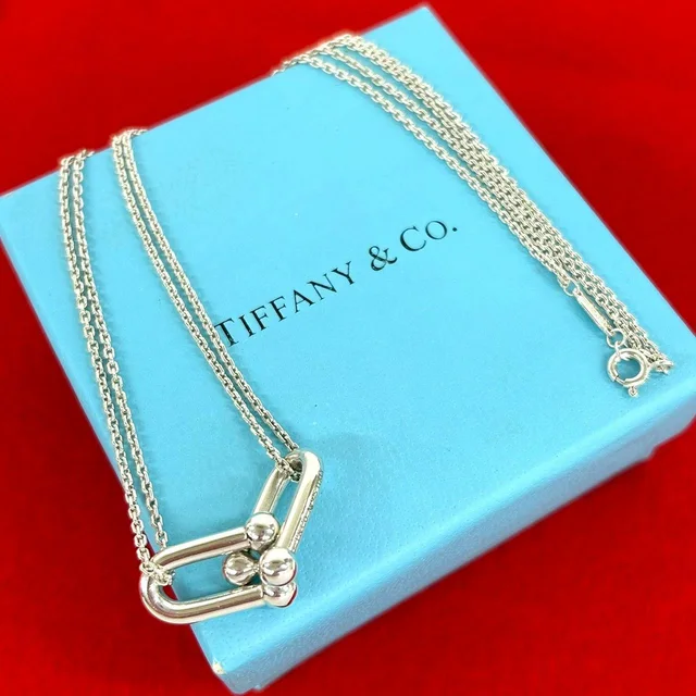 Tiffany & Co. HardWear Double Link Necklace 925 Sterling Silver in Silver from The Reluxe