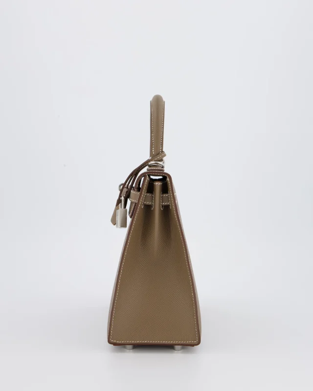 Hermès Kelly 25 Sellier Bag in Taupe Epsom leather from Sellier, photo 7 of 20