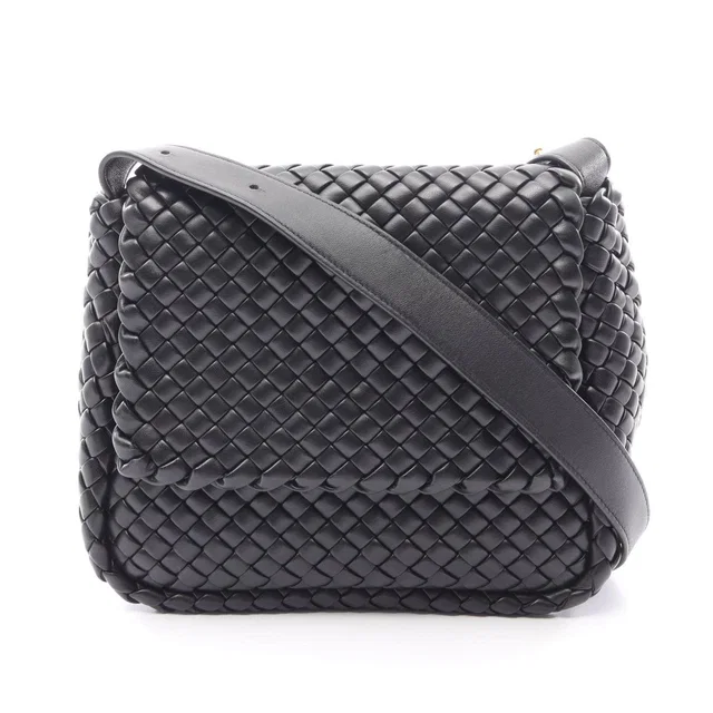 Bottega Veneta Intrecciato Leather Shoulder Bag in Woven leather from LuxUness