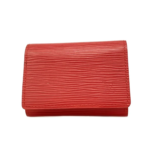 Louis Vuitton Business Card Case Epi Envelope Holder Rouge in Red from The Reluxe