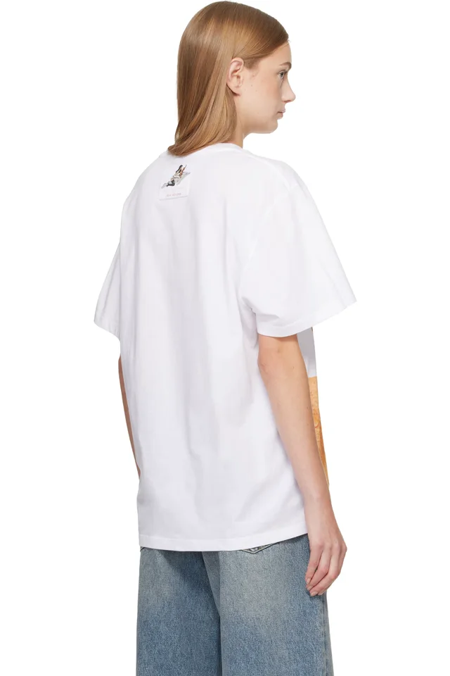 Stella McCartney White Jeff Koons Edition 'Doggy Style' T-shirt, photo 3 of 4 from SSENSE