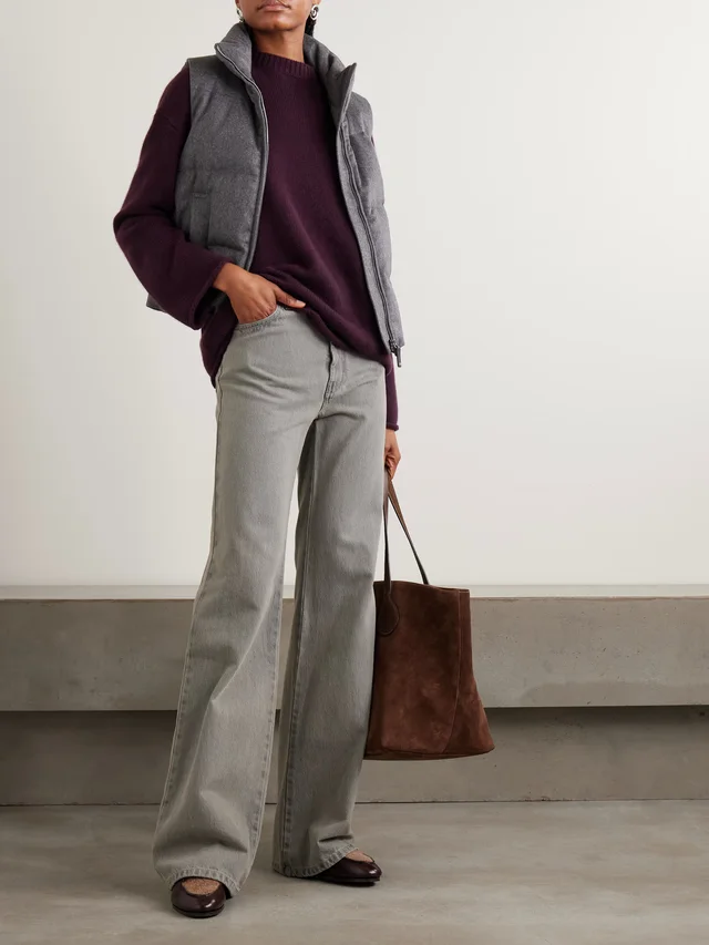MAX MARA Colibri mid-rise flared jeans in Grey, photo 2 of 2 from NET-A-PORTER (Canada)