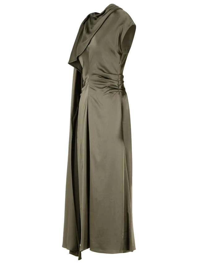 Simkhai draped asymmetric midi dress, photo 2 of 2 from SENSER